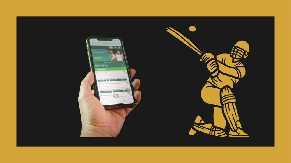 Cricket betting markets on Reddy Anna showing IPL T20 ODI and Test match options with live odds